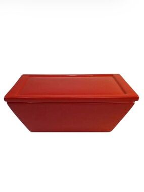 Real Home Red Casserole Loaf Pan With Lid